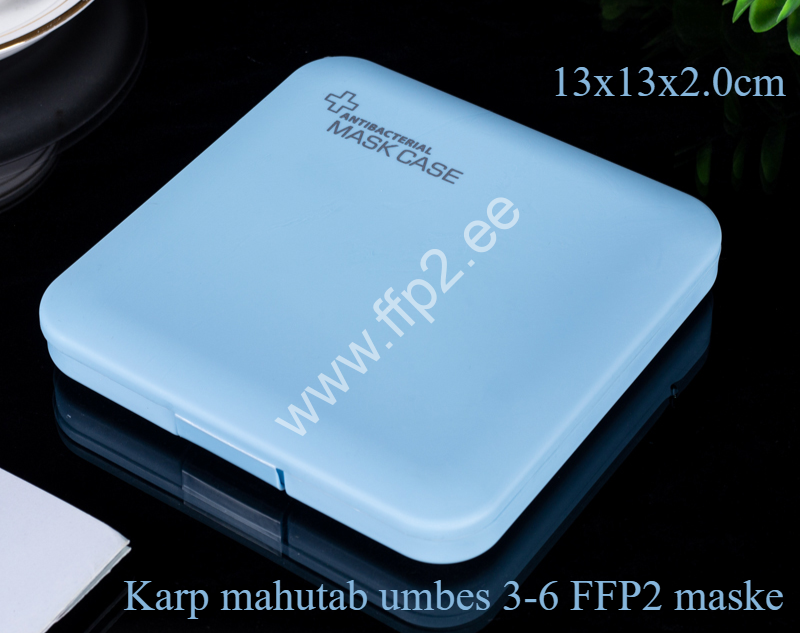 Kaitsemaskide hoiustamiseks saadaval mugavad, kaasaskantavad ja erivärvilised maskikarbid. Lisaks võimalus juurde tellida ka erineva värviga paelu. - Image 10