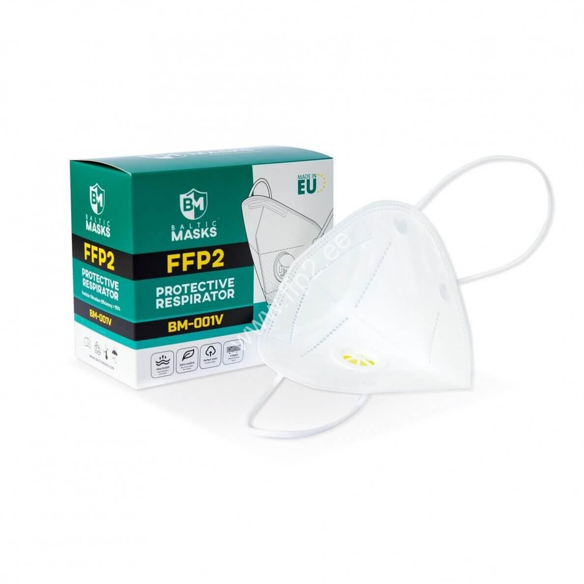 FFP2 respiraatorid (10tk/pakend) / FFP2 kaitsemask - Image 2